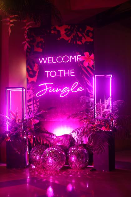 Photo-op and Backdrop — After Party decor — ITC Grand Goa